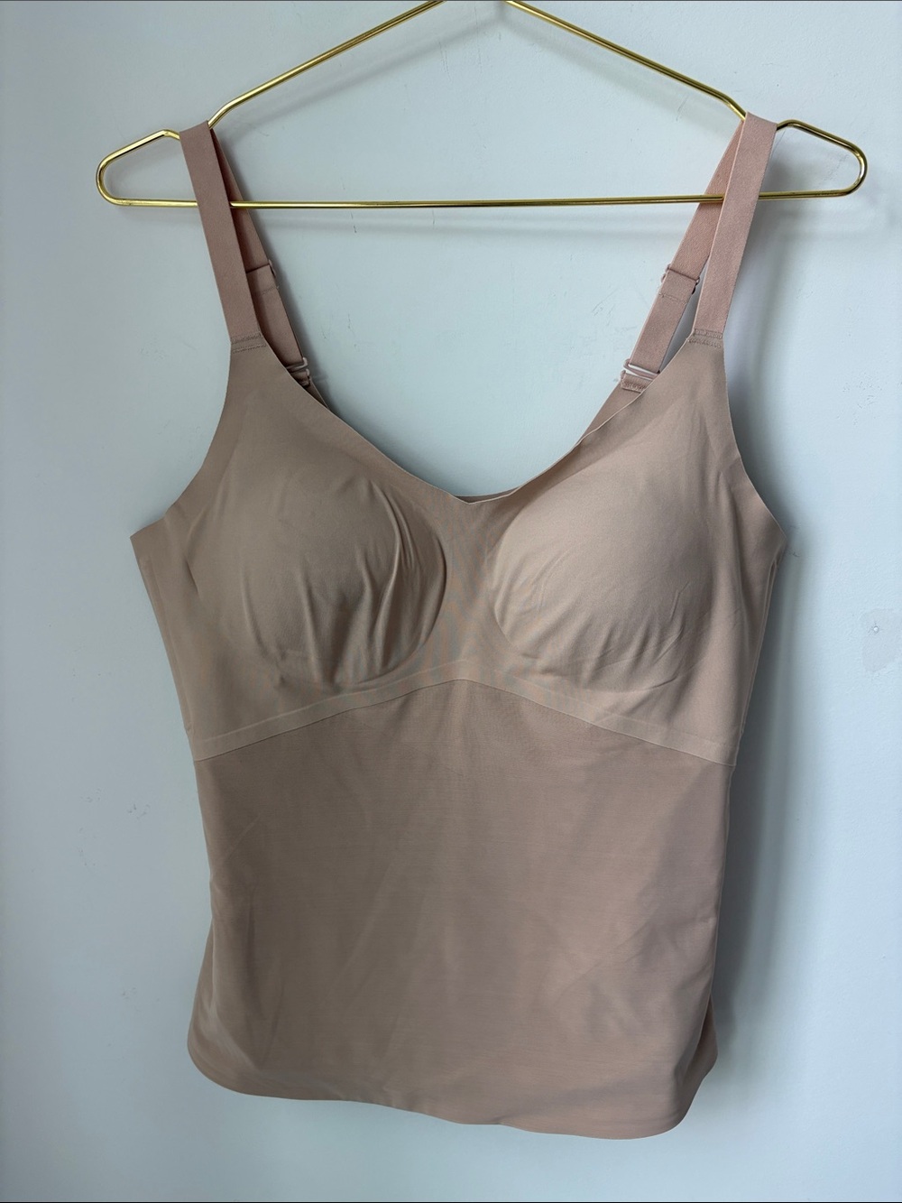Honeylove LiftWear Cami in Sand Shapewear Wireless Comfort Compression Size XL